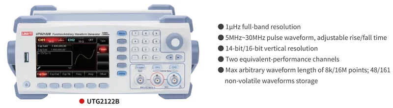 UNI-T UTG2062B 60 МГц Функция/генератор сигналов произвольной формы; 2 Каналы 320 мс/с частота дискретизации