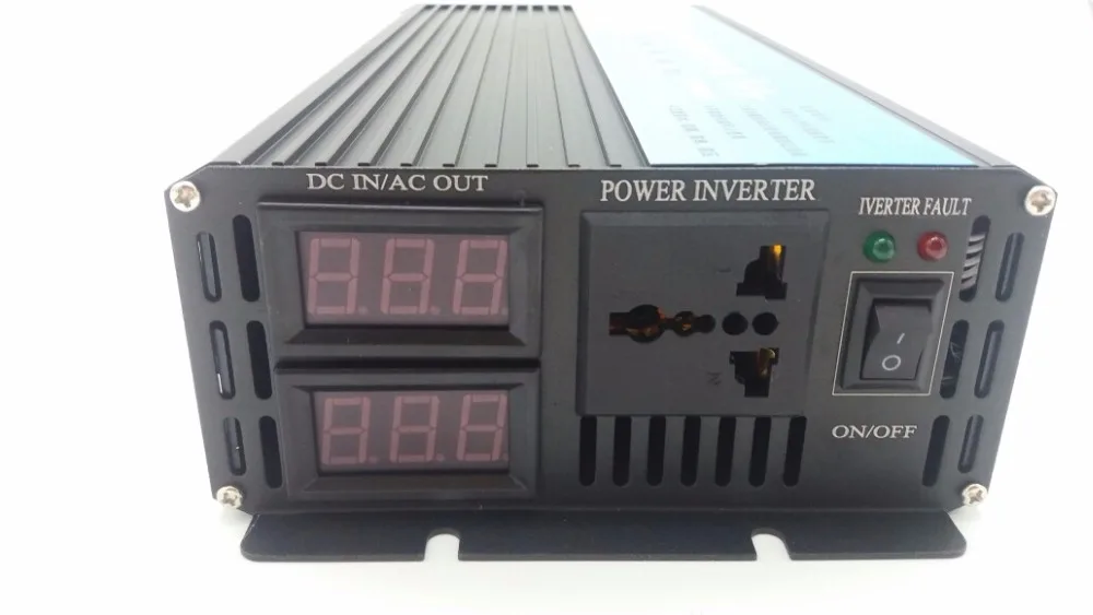 

1500W Pure sine wave Inverter dc to ac power inverter 12V to 220V 50HZ off inverter free shipping