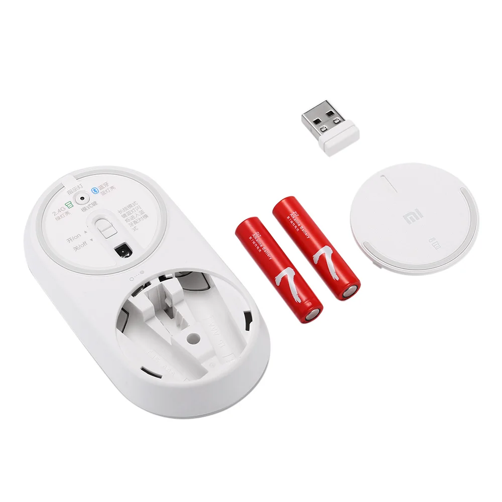 Оригинальная портативная беспроводная мышь Xiaomi Bluetooth 4 0 2 ГГц USB со встроенным