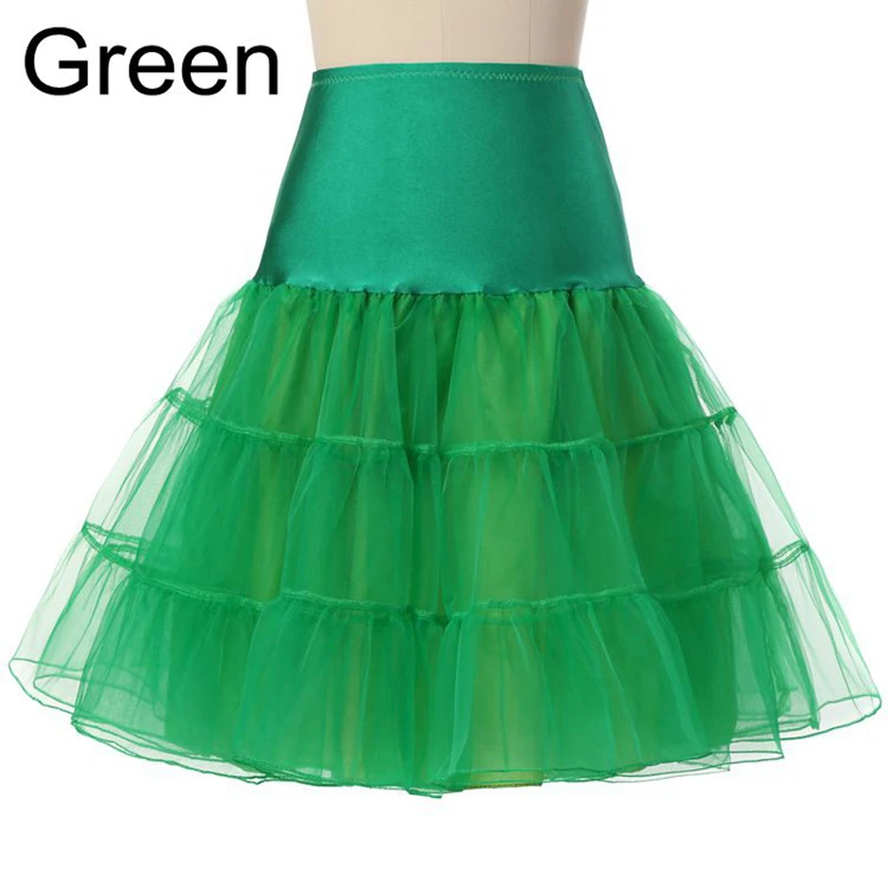 LAMYA Short Vintage Wedding Bridal Petticoat for Wedding Dress Underskirt Rockabilly Tutu Organza Halloween Petticoat Crinoline