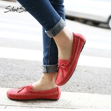 Silentsea/Женская обувь; большие размеры 40-41; мягкая женская обувь для работы; обувь на плоской подошве; Новая Летняя обувь высокого качества на плоской подошве для отдыха