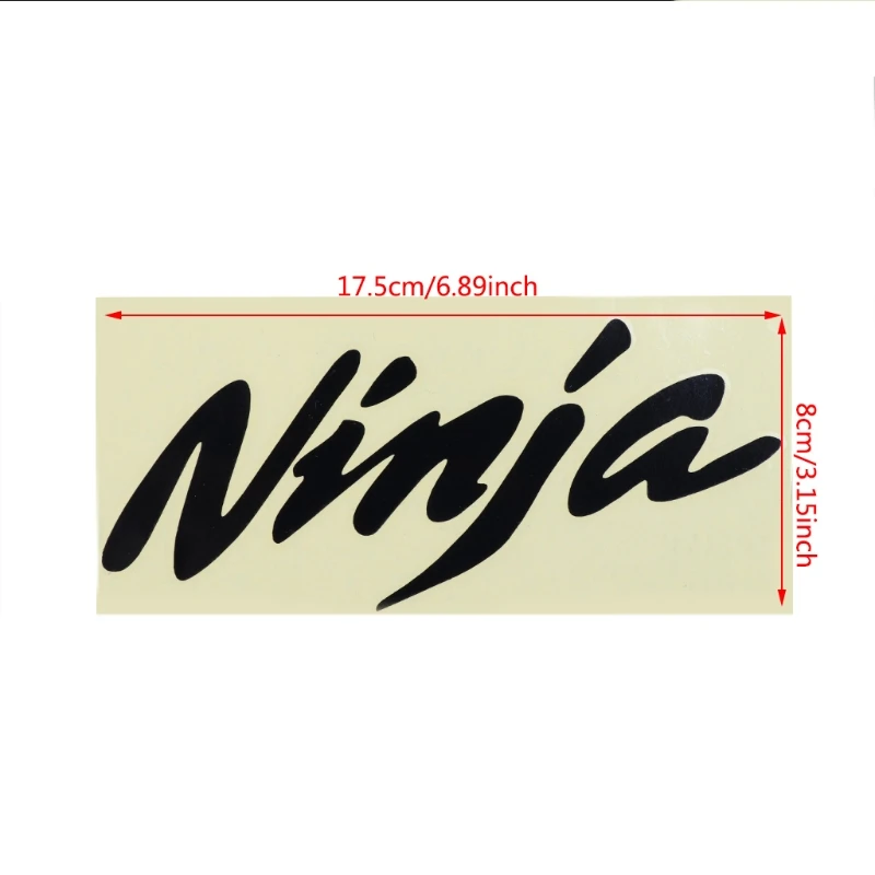 

17.5x8cm Ninja Letter Vinyl Car Motorcycle Sticker Decal