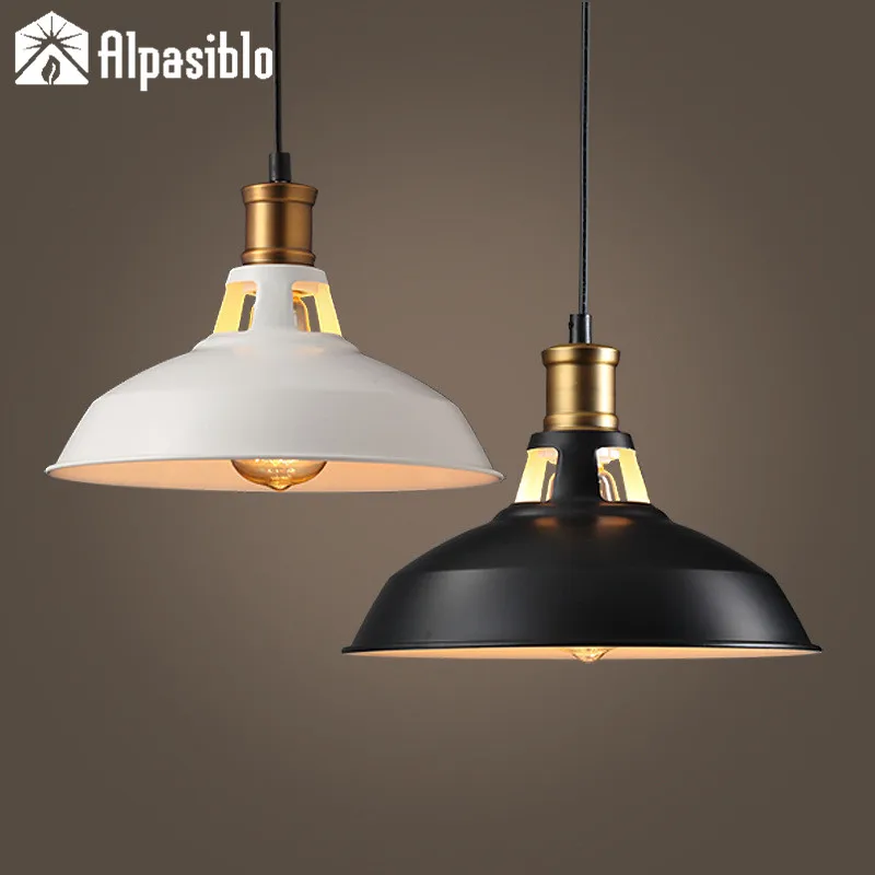 

Loft Vintage hat Led Pendant Light Modern 39cm Industrial E27 Pendant Lamp Bar counter 28cm Indoor Lighting free shipping