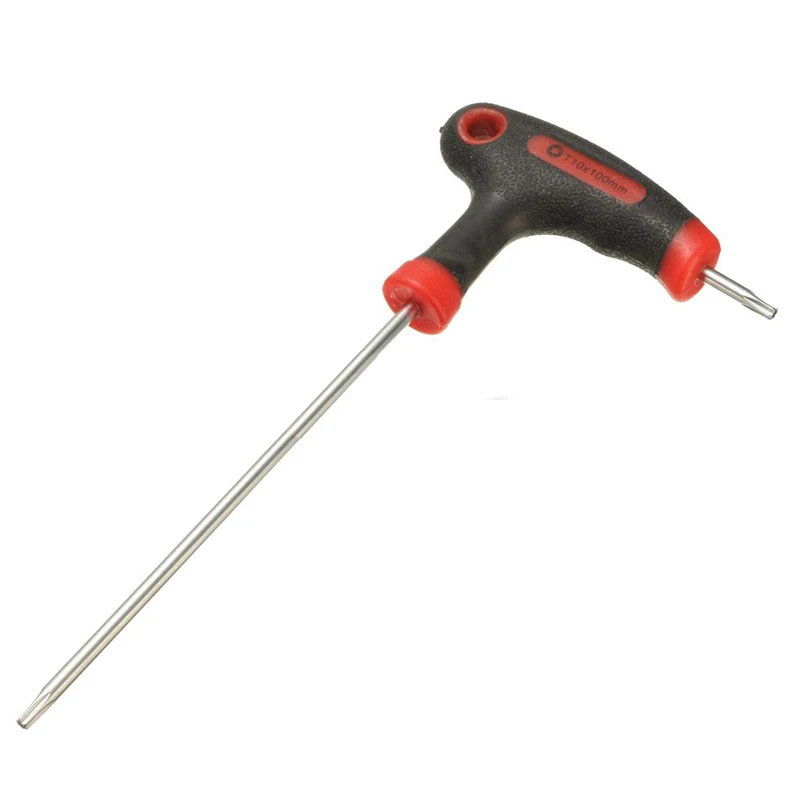 1pcs T10/15/20/25/30/40 T-Handle Grip Torx Hex Screwdriver Allen Key Wrench Tool