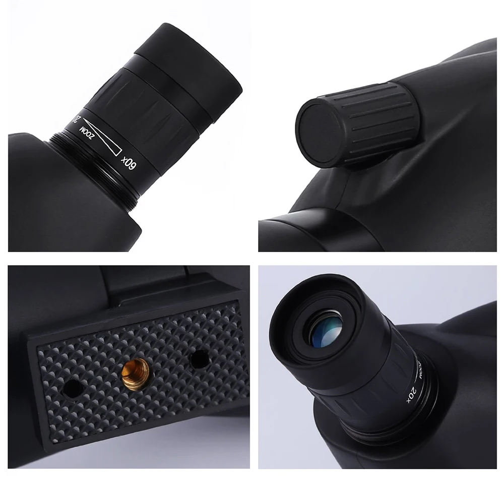 Монокулярный телескоп 20 60x70 с зумом Открытый портативным штативом Монокулярные