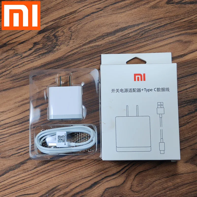 

Original XIAOMI 6 charger QC 3.0 fast Quick charge adapter USB mi 6 Type 3.1 C data cable For xiaomi6 xiaomi max 2 2S MI5 8 A1