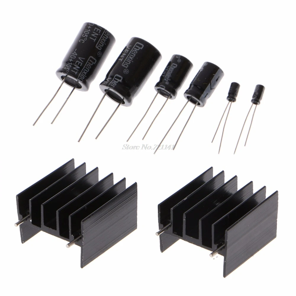 Fused LM317 + LM337 блок питания с отрицательной двойной картой электронные детали набор