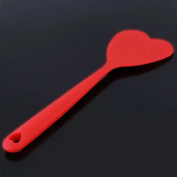 

2019Cake Silicone Spatula Utensil Red Heart Shape Spoon Baking & Pastry Spatulas Scraper Non-Stick Cooking Shovel Baking Tools