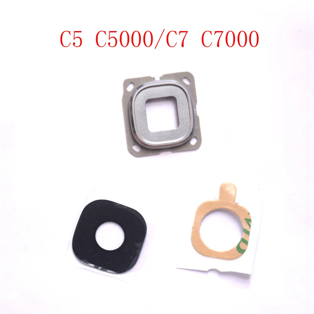 Для Samsung Galaxy C5 C5000 C7 C7000 задняя камера стеклянная крышка объектива с кольцом