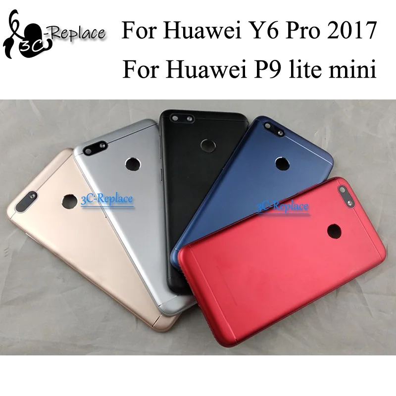 Для huawei Y6 Pro /P9 lite mini/Nova lite SLA-L02 SLA-L22 задняя крышка батарейного отсека для двери чехол для задней части стекла