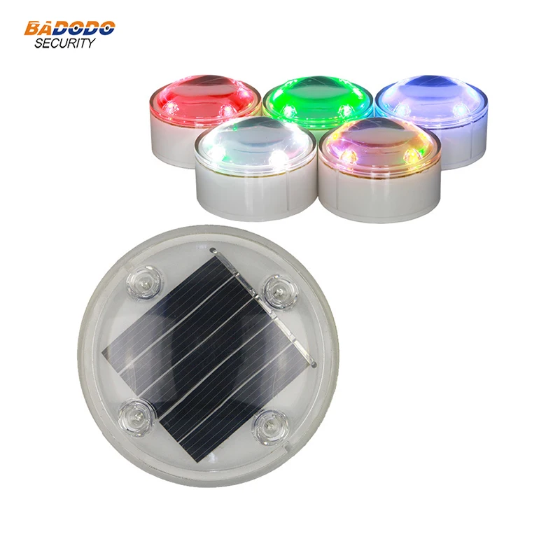 

IP68 Waterproof plastic shell LED Solar Powered Road Stud Light road Reflective Ground Warning lamp