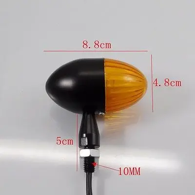 Черный/чистый сигнал поворота для Harley Honda Kawasaki Suzuki Yamaha Виктори Крузер| |