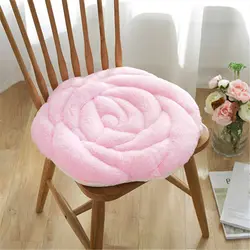 45x45 см роза в форме цветка Подушка для домашнего сиденья покрывало на кресло заднее сиденье диван с подушками Подушка Нескользящая подушка