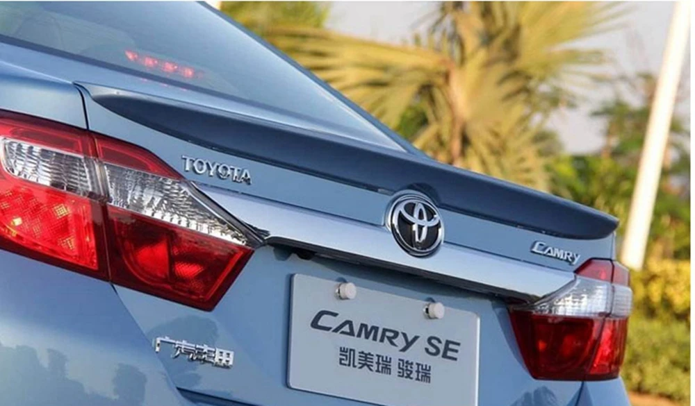 Автомобильный Стайлинг ABS пластик Неокрашенный внешний задний багажник Крыло загрузки крыши спойлер 1 шт. для Toyota Camry 2012 2013