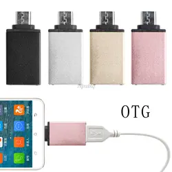 Micro USB мужчина к USB 2,0 OTG адаптер конвертер для samsung Xiaomi LG huawei Мобильные телефоны HTC электронные элементы