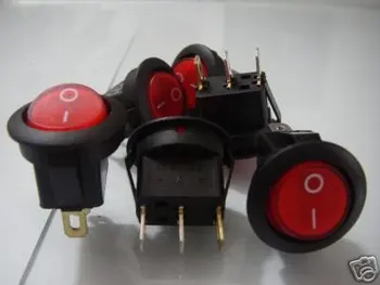 

Snap in Lighted 12v Red Led's Rocker Switch R8C 50