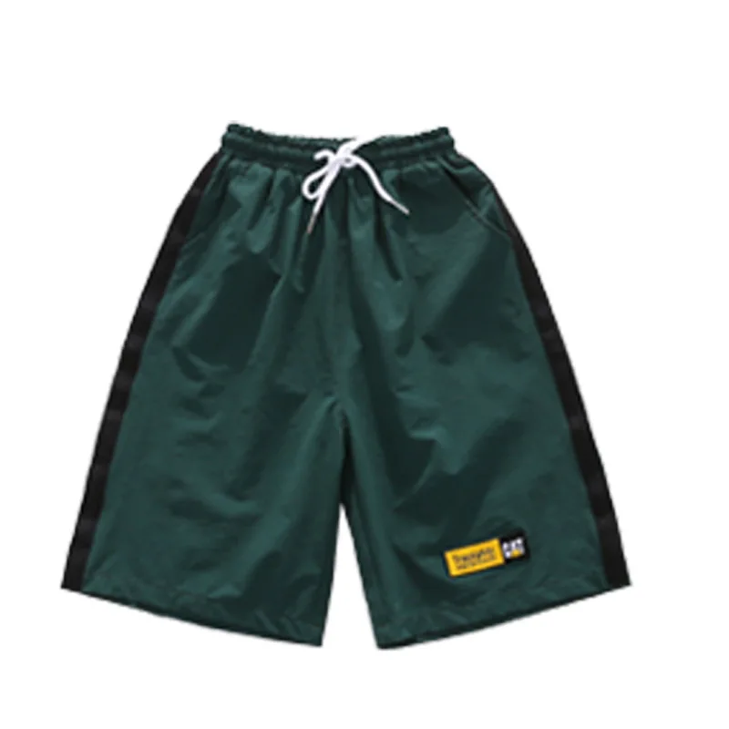 Children Hip Hop Dance Costumes Kids Street Dance Clothing Yellow Tshirt Green Shorts Girls Dancewear Stage Outfit (9)