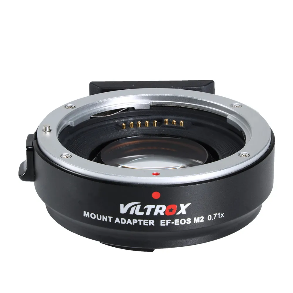 Viltrox EF-M2 II фокусный редуктор усилитель адаптер Автофокус 0.71x для Canon EF Крепление объектива к EOS M камера M6 M3 M5 M10 M100 M50