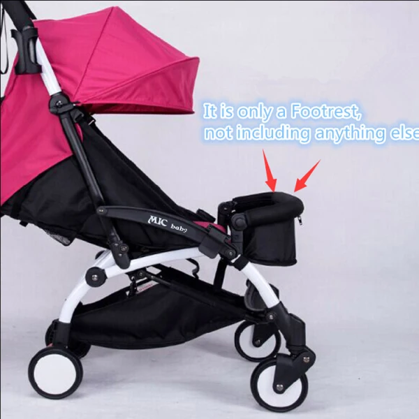 stroller leg rest extension