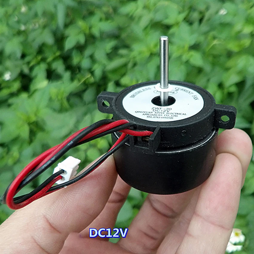 

External rotor DC brushless micro motor DC12V 0.13A 3680rpm Built-in driver board electric machine without brush for cooling fan