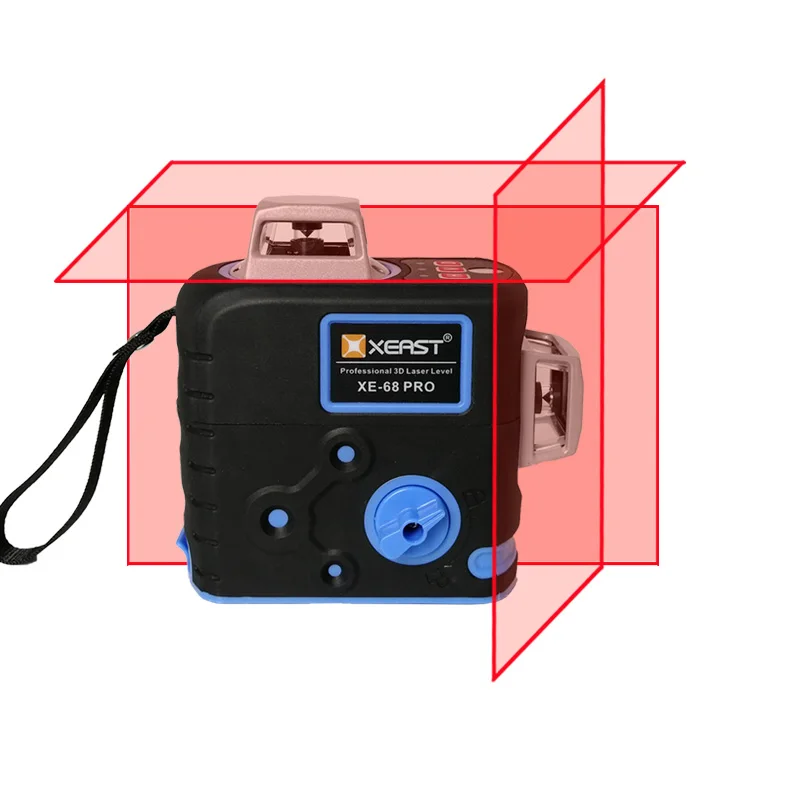 US $71.99 Xeast 12 Lines 3d Self Leveling Red Lines Laser Level Accurate Horizontal And Vertical Cross Professional Construction Tools