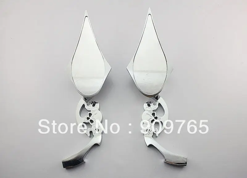 

Chrome Flame Stem Motorcycle Mirrors For SUZUKI VL1500 VL1800 VS1400 M109R VZ800 YAMAHA WARRIOR ROAD V STAR V-MAX VIRAGO XV XVS