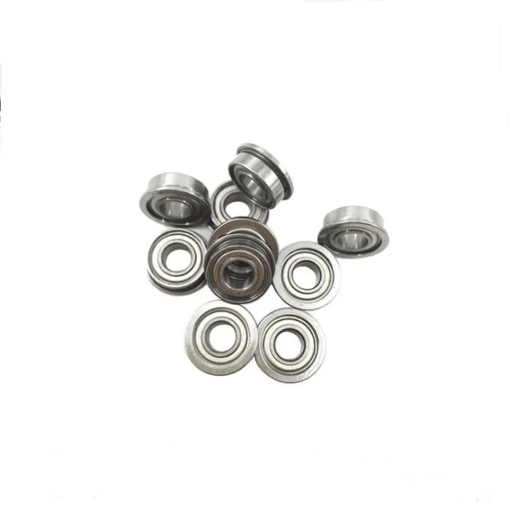 100pcs F681XZZ F682ZZ F682XZZ F683 F683ZZ F684ZZ F685ZZ F686ZZ F687ZZ F688ZZ F689ZZ 소형 플랜지 볼 베어링