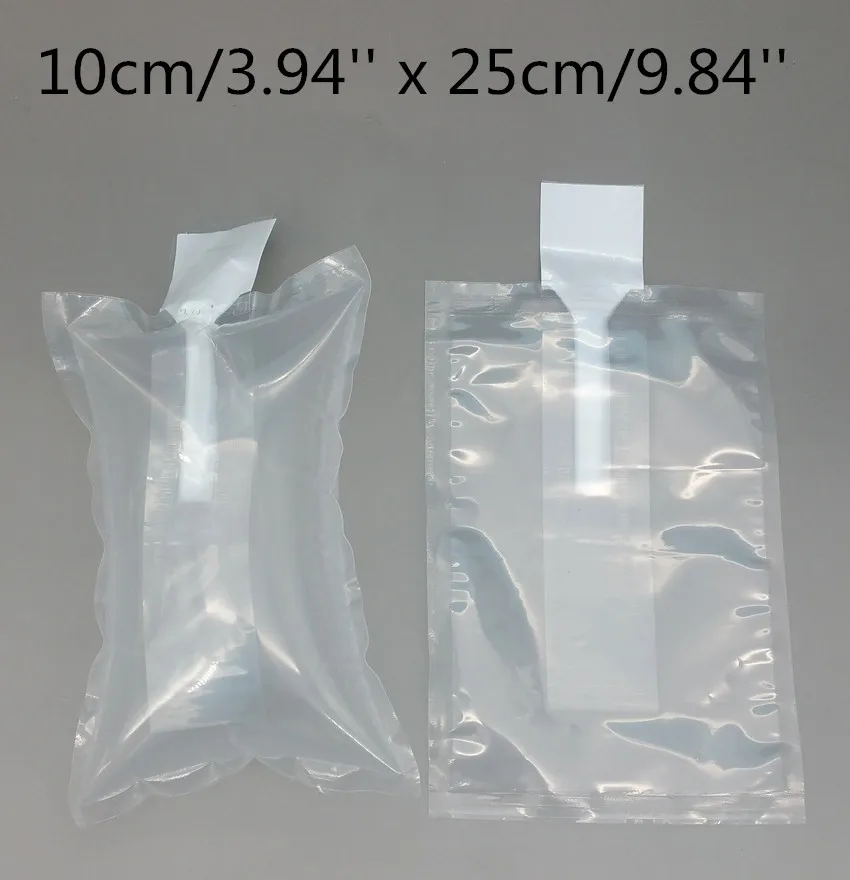 10x25 см Пластиковый Прозрачный ПЭ защитный насос надувной амортизирующий буферный упаковочный материал сумки для упаковки ударопрочный 4000 шт