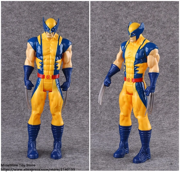 

ZXZ Marvel Avengers Wolverine Logan 30cm Action Figure Anime Mini Decoration PVC Collection Figurine Toy model for children