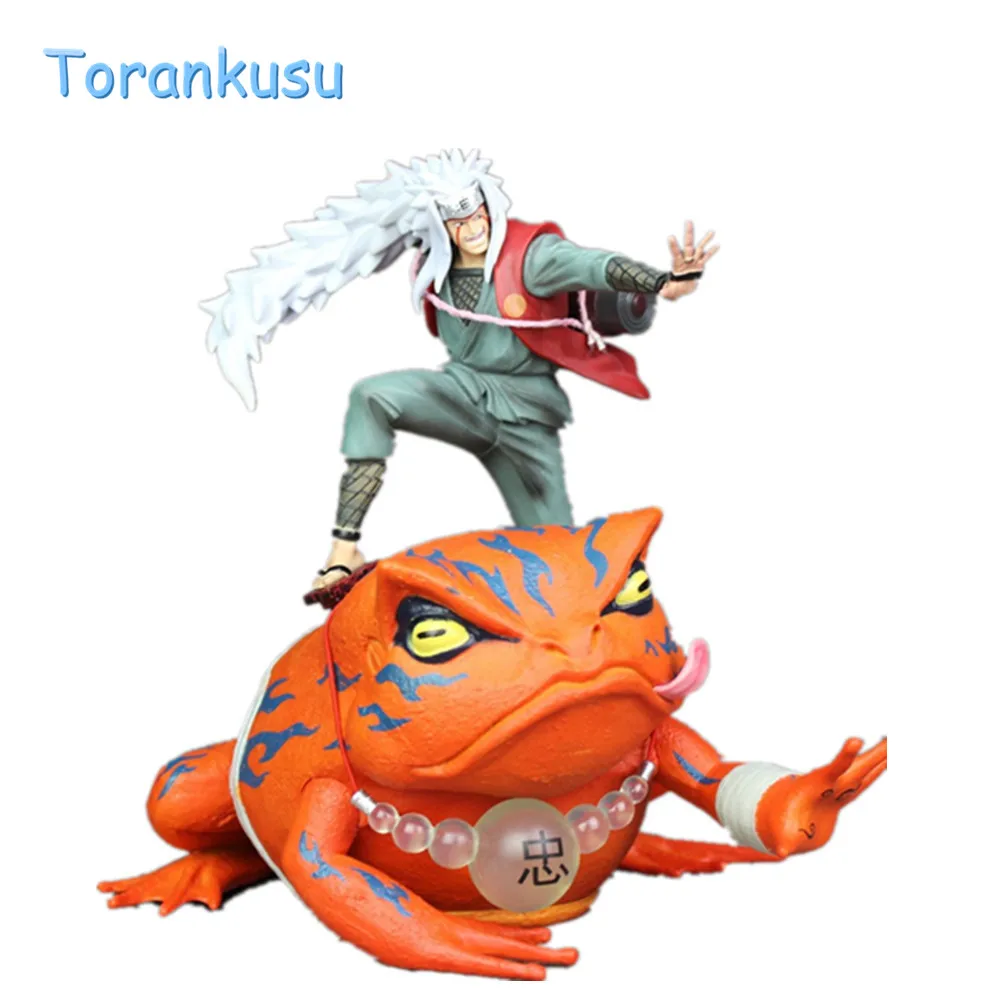 anime NARUTO Jiraiya and Gama-Bunta action figure 29cmPVC Figuine Gama Sennin GK statue for Collection figuras de coleccion