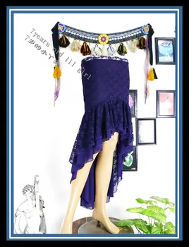 

belly dance skirt Lace tribal belly dance Double-Layered Fishtail skirt DV61