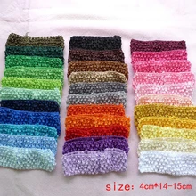15pcs lot Stretch Elastic tutu Headbands DIY headband Hair Accessories 1 5 inch crochet headband Free