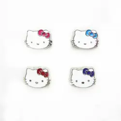 Хит продаж 20 шт./лот разноцветные kitty плавающие прелести жизни Стекло памяти медальоны с плавающей Шарм DIY ювелирные подвески