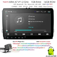 9 Android 9,0 Автомобильный мультимедийный проигрыватель 2Din для VW/Volkswagen/Golf/Polo/Tiguan/Passat/b7/b6/SEAT/leon/Skoda/Octavia радио gps аудио