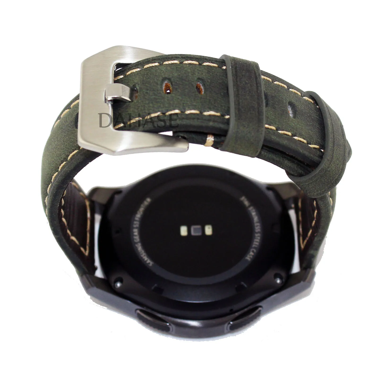 Ремешок DAHASE для часов Samsung Gear S3 Frontier синий и зеленый цвета ремешок из натуральной