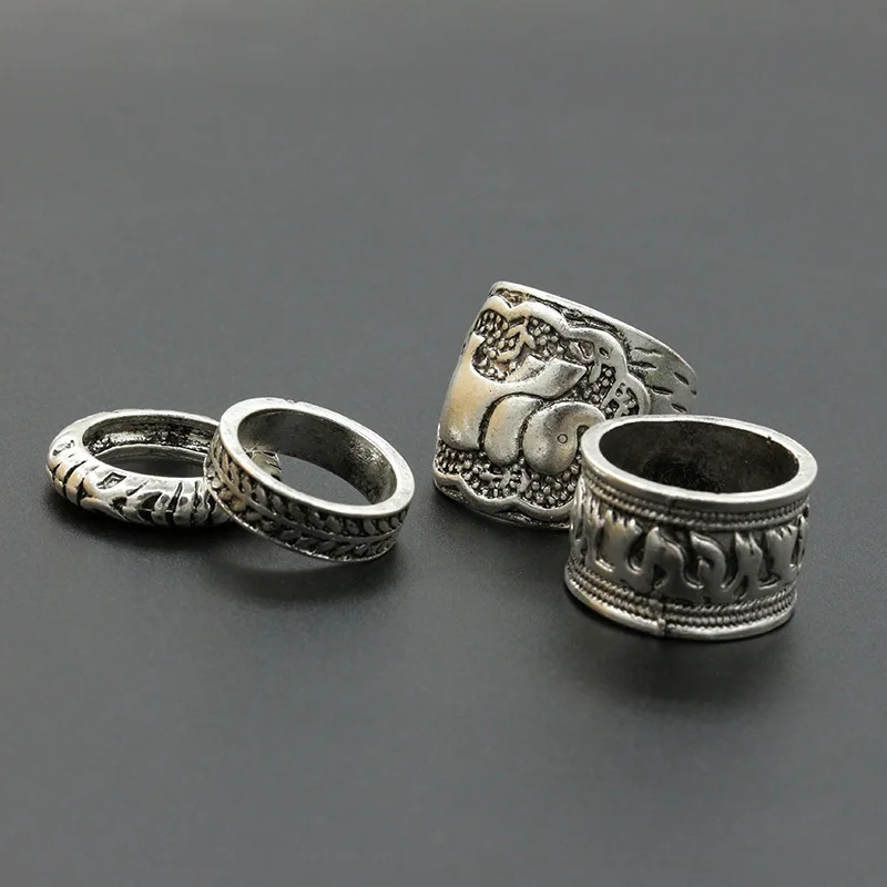 4 шт. винтажные кольца для женщин и девушек|knuckle rings for women|knuckle ringrings women |