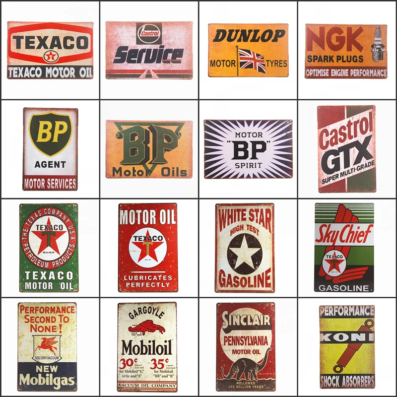 NGK Dunlop Texaco табличка винтажная металлическая жестяная вывеска домашний бар паб