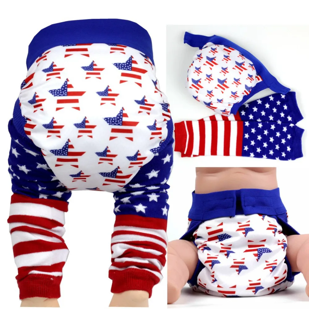 Buy 2016Hot sale american star cloth diapers+legwarmer
