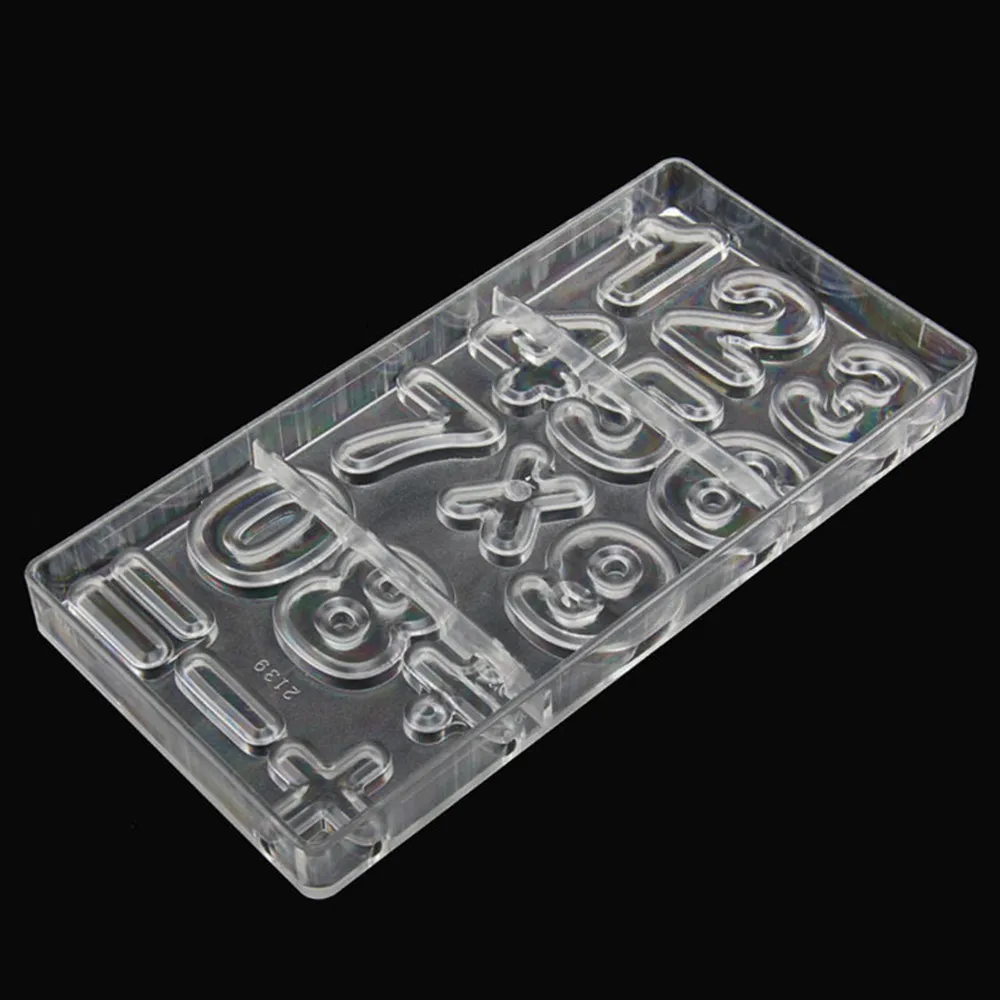New arrival cute number shape pc chocolate mould,food grade plastic baking pastry tools number chocolate molds chocolate trays New arrival cute number shape pc chocolate mould,food grade plastic baking pastry tools number chocolate molds chocolate trays