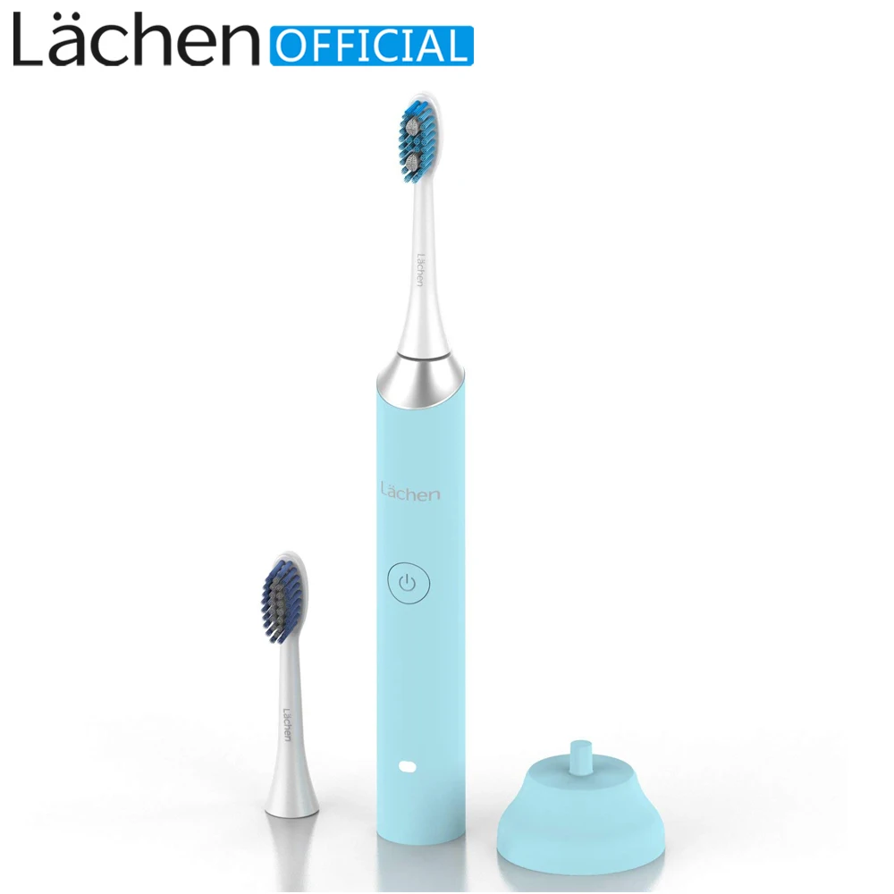 

Lachen 031B Rechargeable Sonic Electric Whitening Toothbrushes 5 Modes USB Charging IPX7 Waterproof with 2 Replace Brush Heads