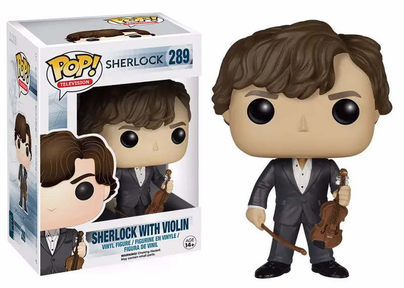 

Original Funko pop TV Series Sherlock With Violin Vinyl Figure Collectible Model Toy with Original box