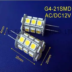 Высокое качество AC/DC12V G4 хрустальные светильники светодиодные LED G4 лампы 12 В LED G4 декоративный свет G4 Светильники потолочные светодиодные