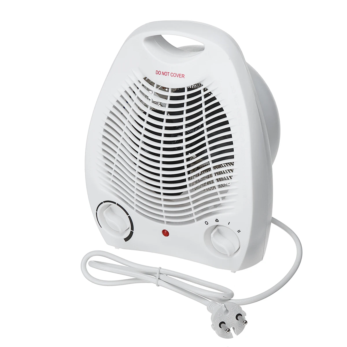 Электрическая грелка Air теплый и прохладный вентилятор 2000 Вт Термостатический регулятор 2 температурных режима Регулируемый комнатный или