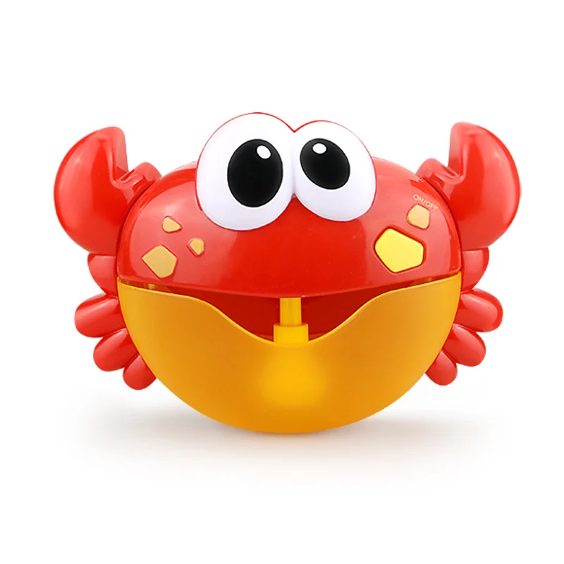 Забавная детская игрушка для ванны устройство для мыльных пузырей ванна для Купания Мыло музыка электрическая машина водяные выдувные игрушки ребенок душ ванная комната Игрушка - Цвет: Crab