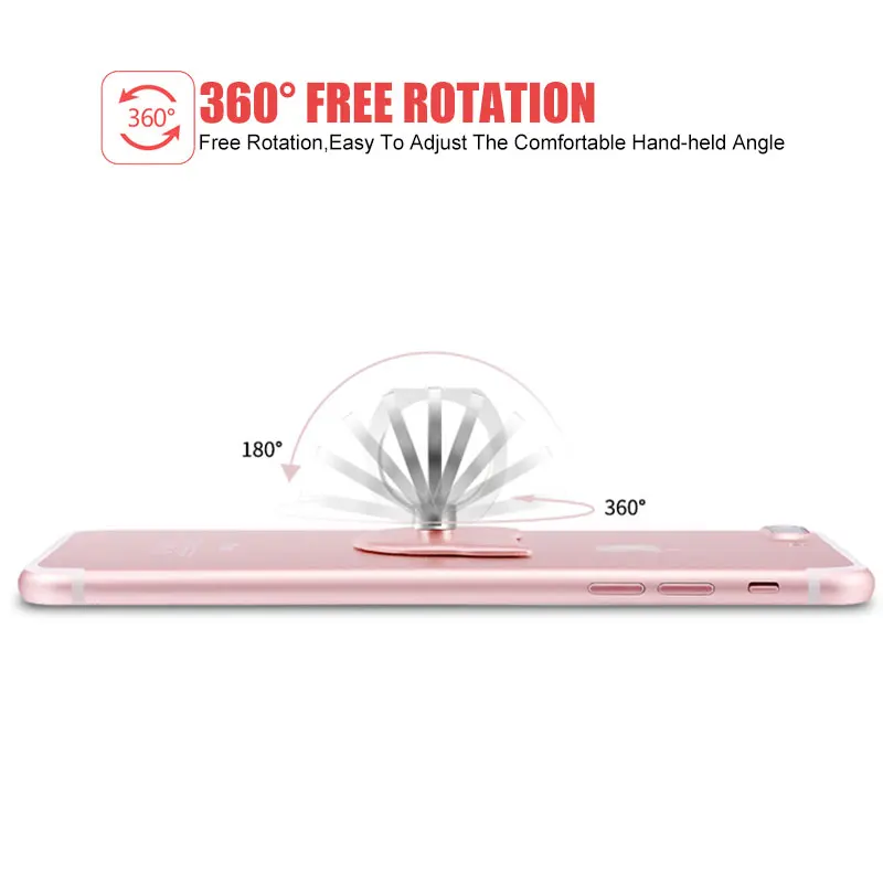 360 Degrees Rotatable Finger Ring Mobile Phone Stand Holder for iPhone X XS 6 7 8 Xiaomi Samsung Smartphone Desk Support Bracket 360 Degrees Rotatable Finger Ring Mobile Phone Stand Holder for iPhone X XS 6 7 8 Xiaomi Samsung Smartphone Desk Support Bracket