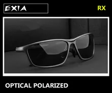 Prescription Sunglasses Men Polarized HMC Lens Grey Brown Green Night Vision Yellow EXIA OPTICAL KD-337