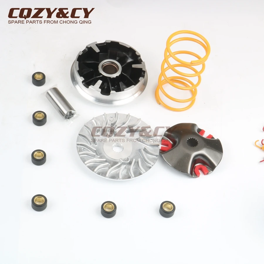 

Performance Variator Set w /13g rollers & 1K 1.5K 2K Torsion Spring for YAMAHA BWS125 ZUMA125 CYGNUS-X /-SR /-FI X-Max 125 4T