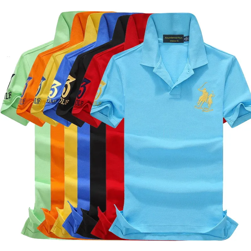 

Brand clothing New Men Polo Shirt Men Business & Casual solid male polo shirt Short Sleeve Breathable polo shirt S-2XL