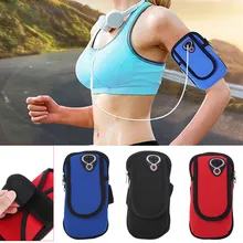 Нарукавник для мобильного телефона, сумка для бега, спортзала, упражнений, Спортивная нарукавная Сумка для бега, альпинизма, пешего туризма, красный/синий/черный