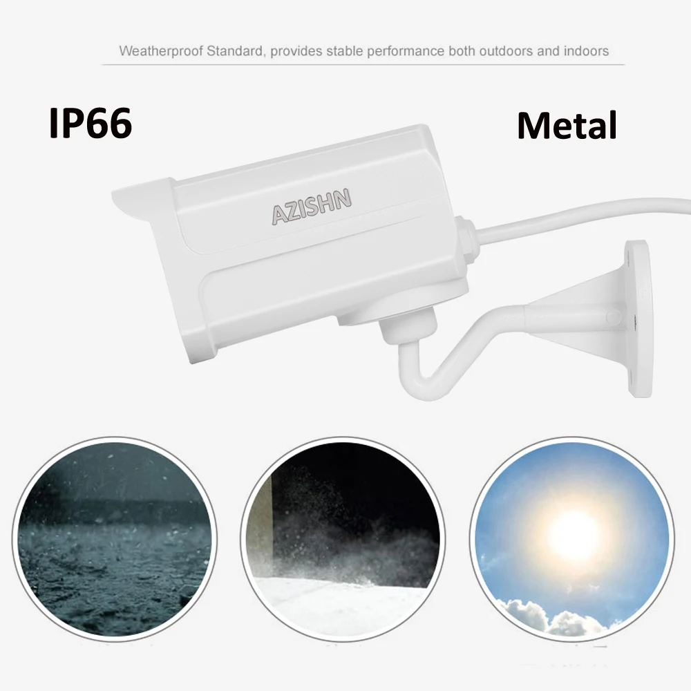 AZISHN Hot HD 1080P 720P AHD Security Camera Outdoor Waterproof 4pcs Array infrared Night Vision Metal Bullet CCTV  Surveillance